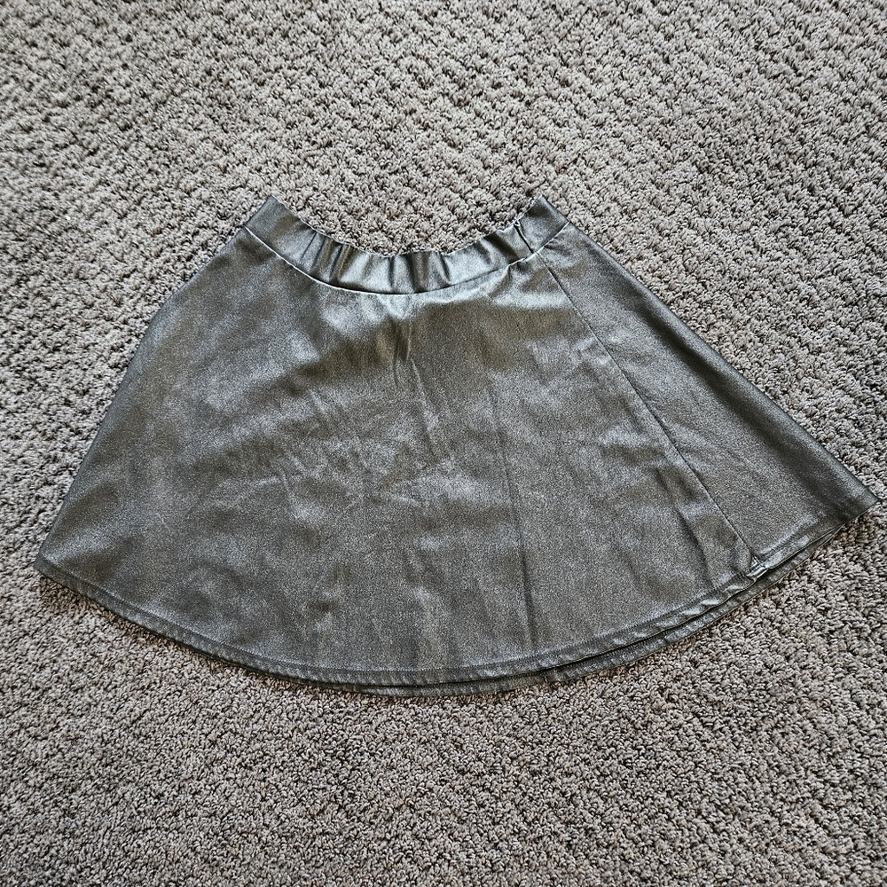 Body Central Shimmering Black Mini Skirt